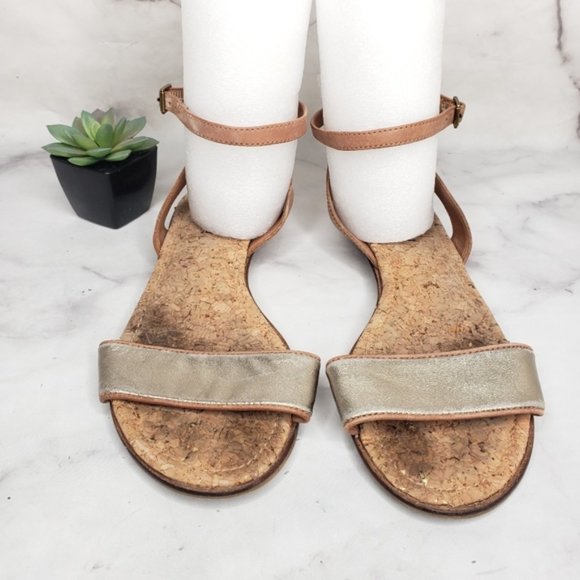 Lucky Brand metallic sandals - Picture 1 of 6